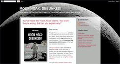 Desktop Screenshot of moonhoaxdebunked.com